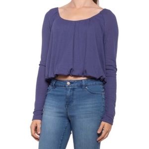Free People Thermal Waffle Knit Top